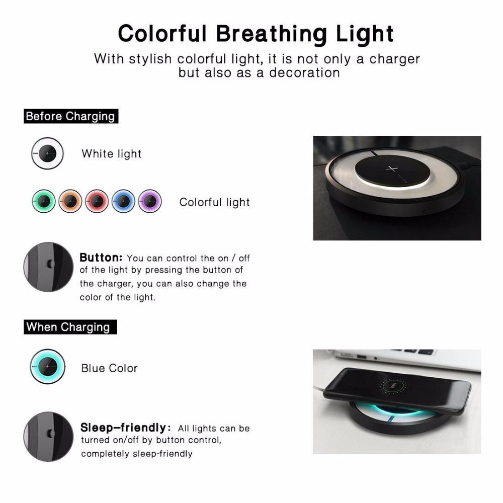 Super Fast Wireless Charging Pad -Magic Disk 4 for Samsung and Other Major Mobile Brand Names