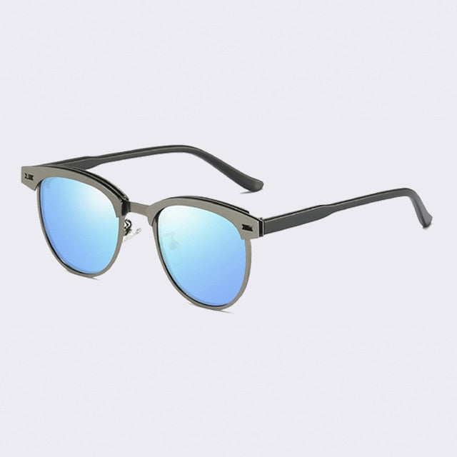 Semi-Rimless UV-400 Polarized Sunglasses for Women