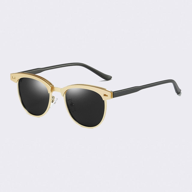 Semi-Rimless UV-400 Polarized Sunglasses for Women