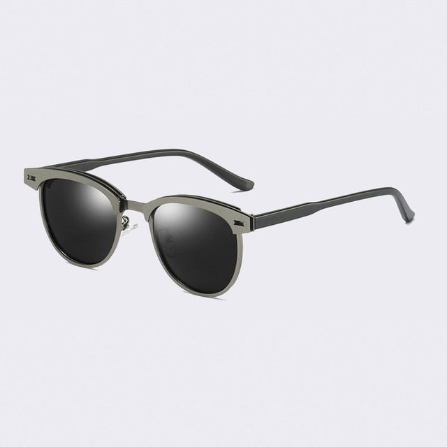 Semi-Rimless UV-400 Polarized Sunglasses for Women