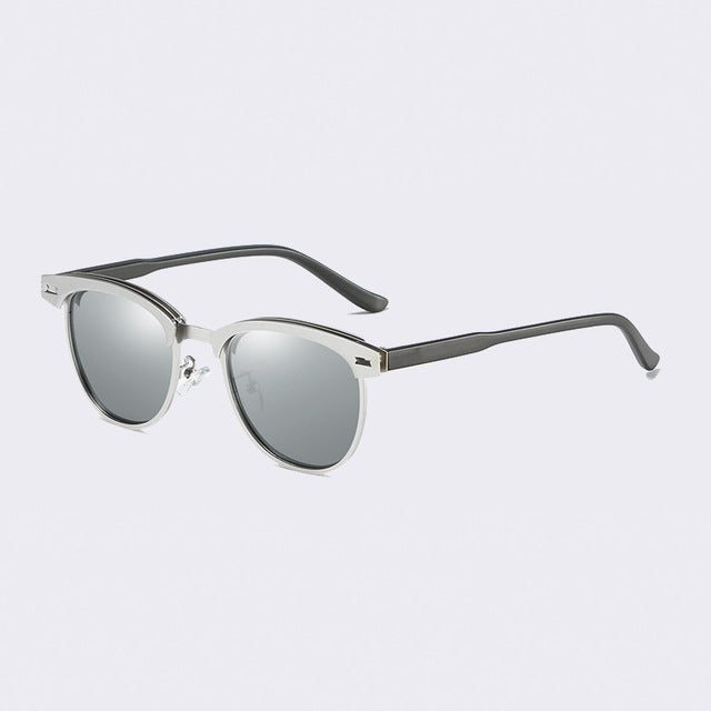 Semi-Rimless UV-400 Polarized Sunglasses for Women