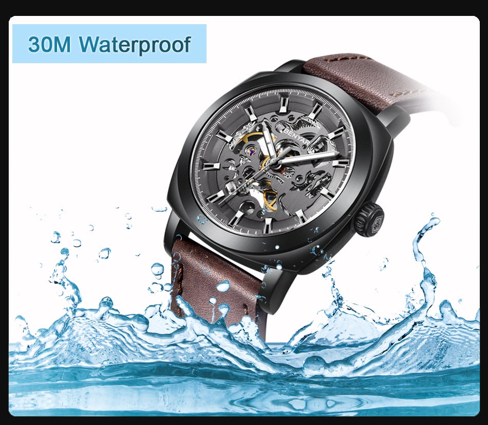 Shock Resistant Mechanical Watch for Men