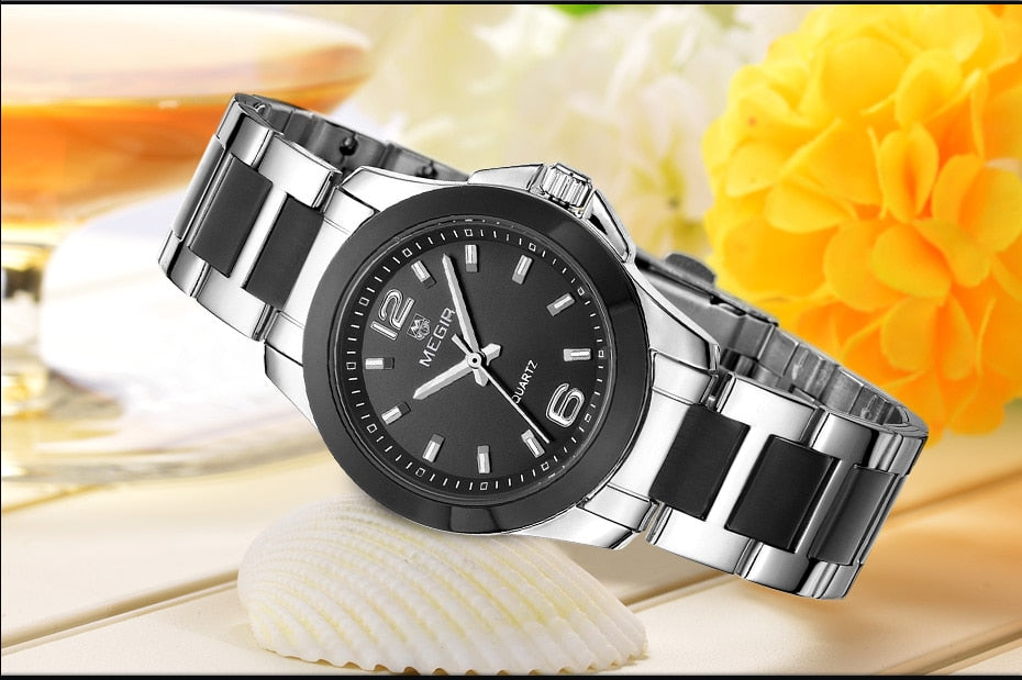 Two Tone or Solid Stainless Steel Womens Watches
