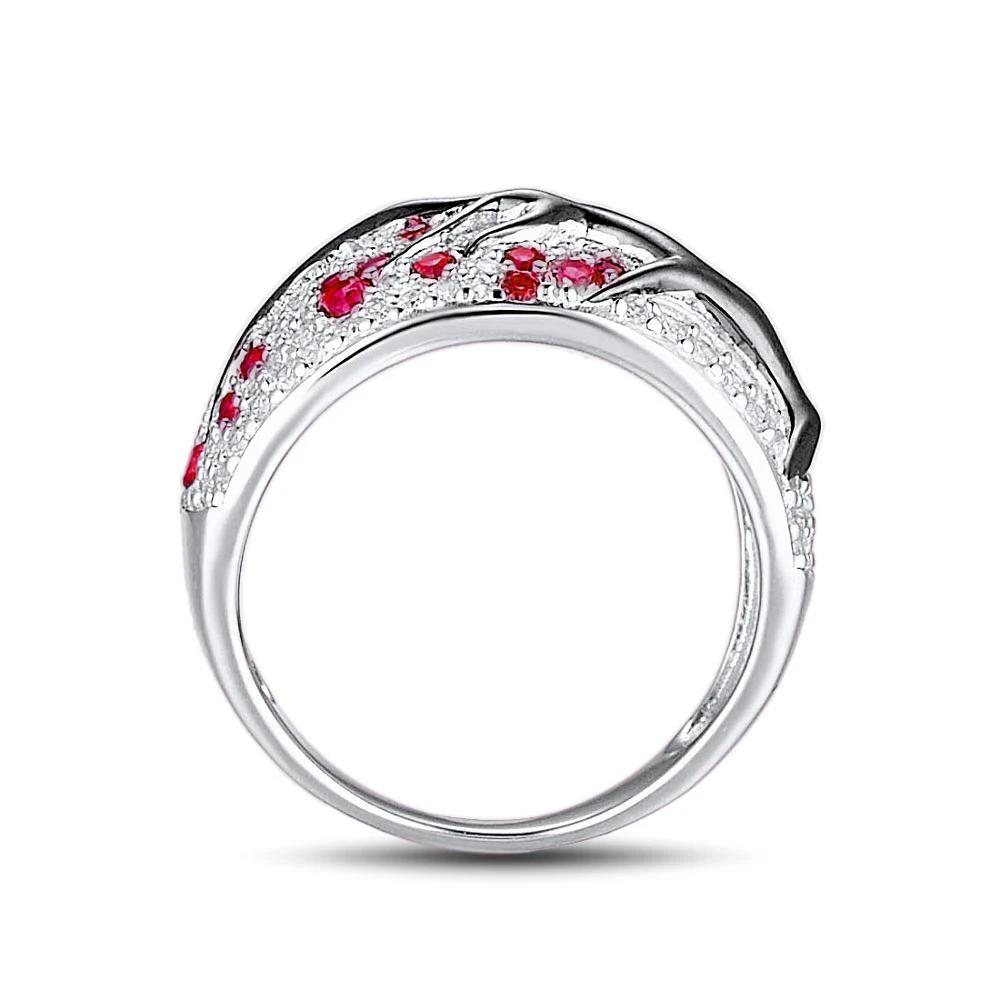 Set of Brilliant Cherry Tree Earrings & Ring