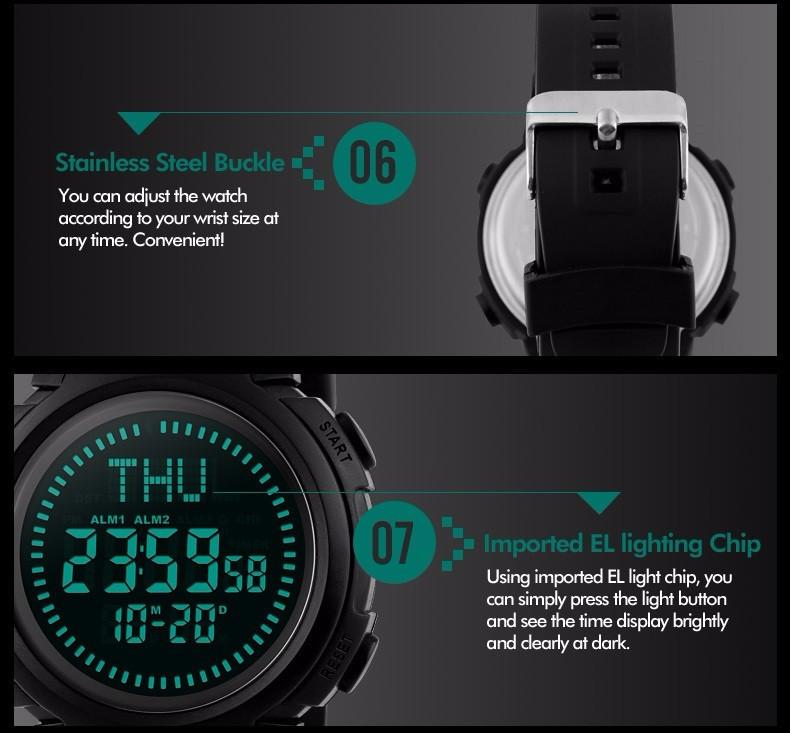 Compass Water Proof Watch