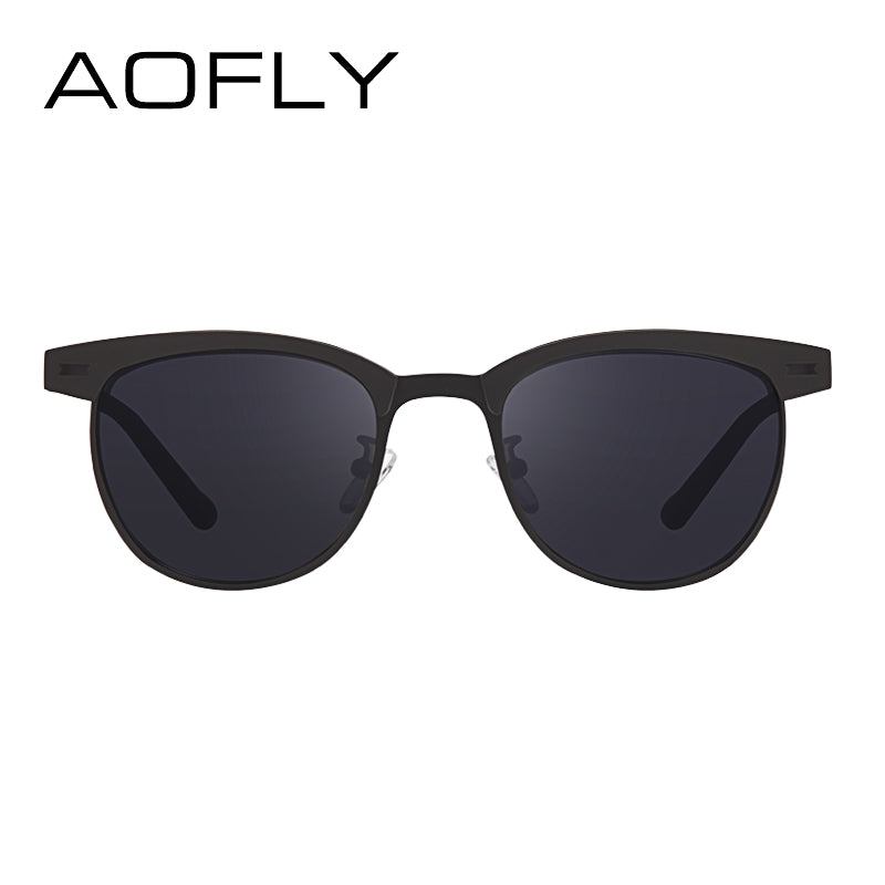 Semi-Rimless UV-400 Polarized Sunglasses for Women