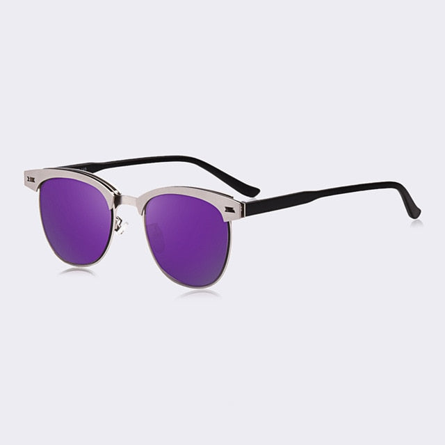 Semi-Rimless UV-400 Polarized Sunglasses for Women
