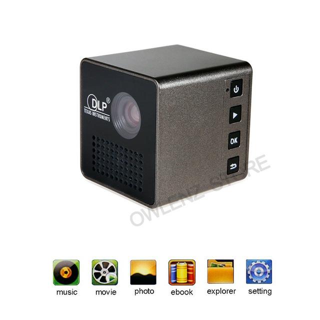 Mini Cube DLP LED Projector