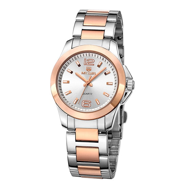 Two Tone or Solid Stainless Steel Womens Watches