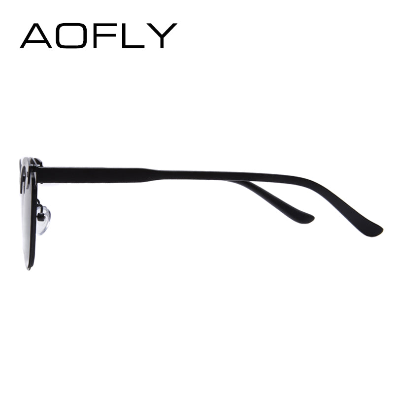 Semi-Rimless UV-400 Polarized Sunglasses for Women