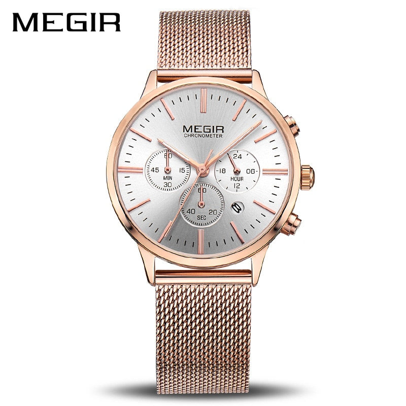 Multi Function Chronograph Stainless Steel Watch