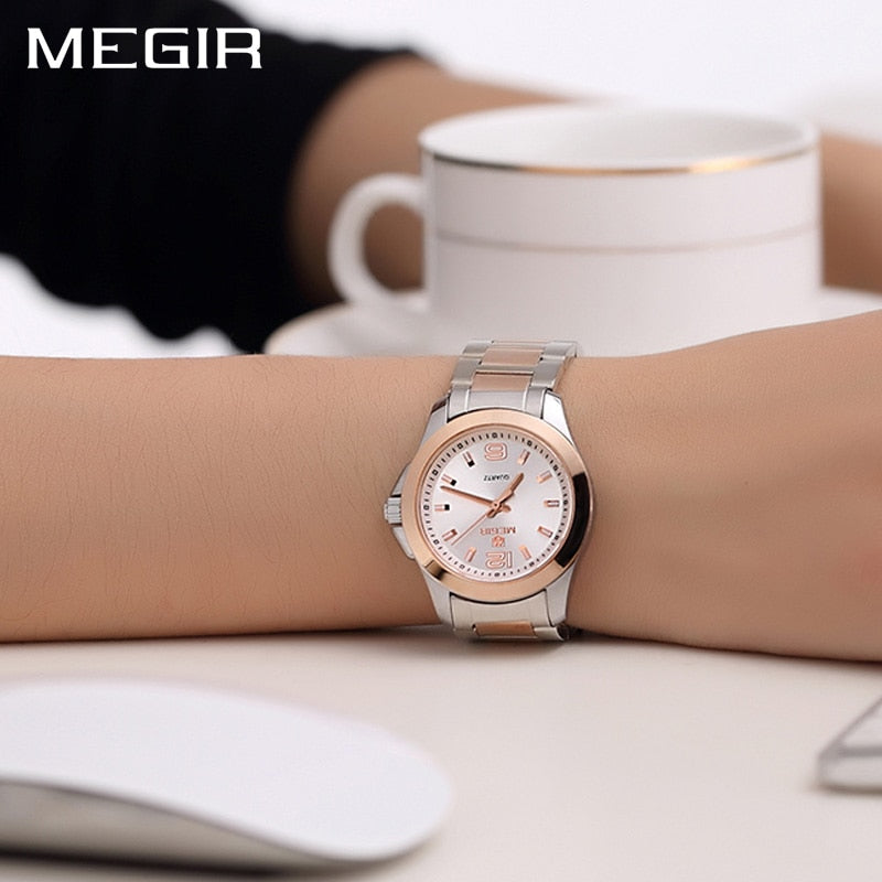 Two Tone or Solid Stainless Steel Womens Watches