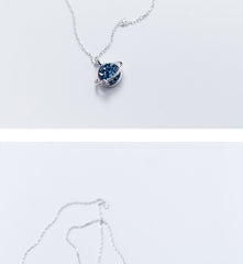 Blue Universe Womens Necklace