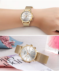 Multi Function Chronograph Stainless Steel Watch
