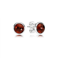 Water Drop Shape Birthstone Earings on Pure 925 Sterling Silver