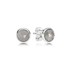 Water Drop Shape Birthstone Earings on Pure 925 Sterling Silver