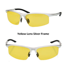 Ultralight Polarized Sunglasses in Aluminum Magnesium Alloy Frame