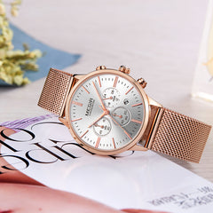 Multi Function Chronograph Stainless Steel Watch